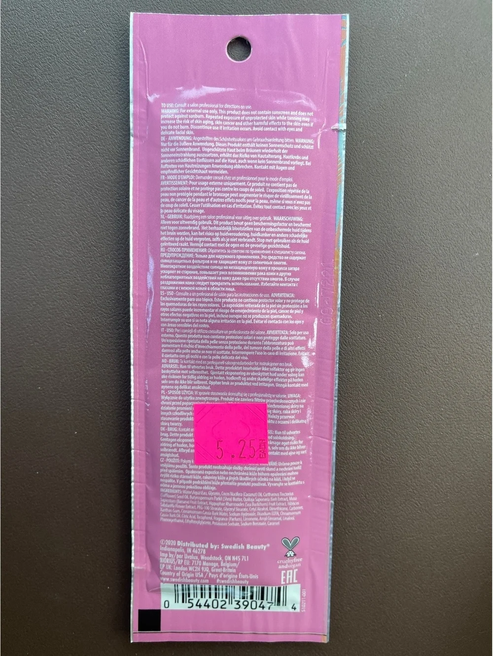 Pink Escape Natural Bronzer Tropical Bronze Tonic - Vegan, BUNDLE OF 25